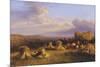 Harvest Scene, 1876-George Cole-Mounted Giclee Print