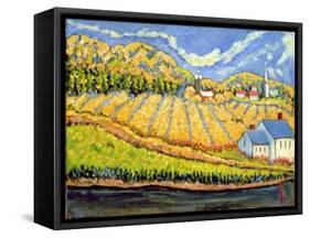 Harvest, St. Germain, Quebec-Patricia Eyre-Framed Stretched Canvas