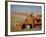 Harvest Story: Combines Harvest Wheat at Ranch in Texas-Ralph Crane-Framed Photographic Print