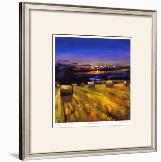 Harvest Sunset-Davy Brown-Limited Edition Framed Print