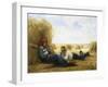 Harvest Time, 1878-Julien Dupre-Framed Giclee Print