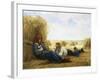 Harvest Time, 1878-Julien Dupre-Framed Giclee Print