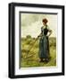 Harvest Time, 1890-Julien Dupré-Framed Giclee Print