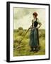 Harvest Time, 1890-Julien Dupré-Framed Giclee Print