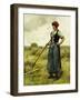 Harvest Time, 1890-Julien Dupré-Framed Giclee Print