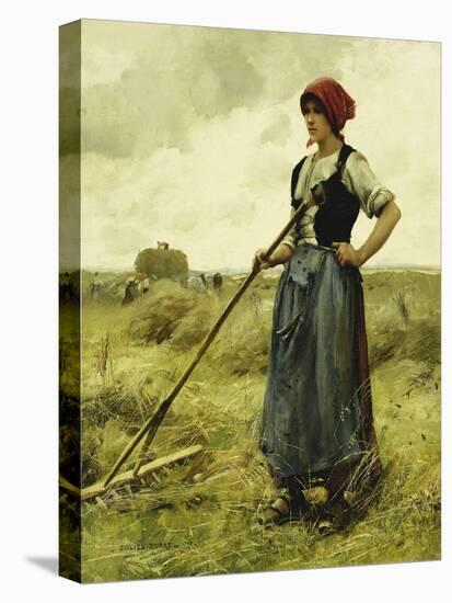 Harvest Time, 1890-Julien Dupre-Stretched Canvas