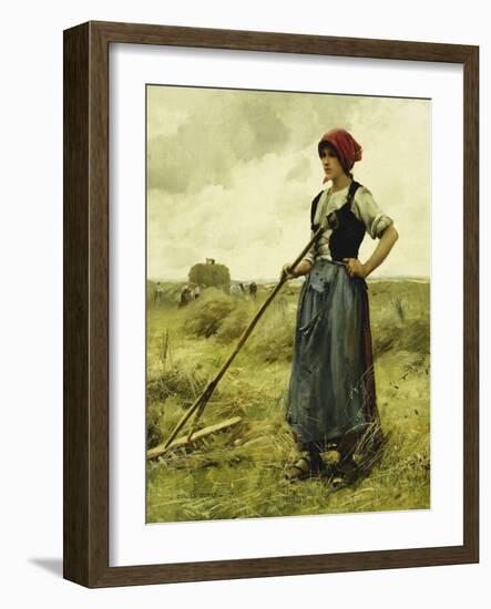 Harvest Time, 1890-Julien Dupre-Framed Giclee Print