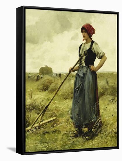 Harvest Time, 1890-Julien Dupre-Framed Stretched Canvas