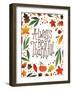 Harvest Time Always Be Thankful-Michael Mullan-Framed Art Print