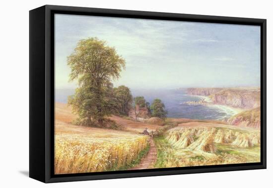 Harvest Time by the Sea, 1881-Edmund George Warren-Framed Stretched Canvas