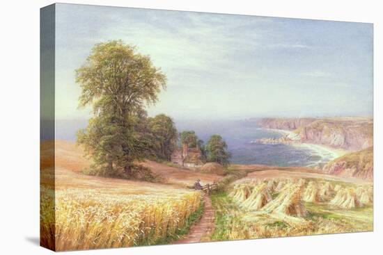 Harvest Time by the Sea, 1881-Edmund George Warren-Stretched Canvas
