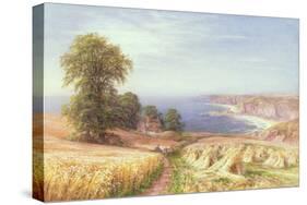 Harvest Time by the Sea, 1881-Edmund George Warren-Stretched Canvas