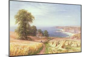 Harvest Time by the Sea, 1881-Edmund George Warren-Mounted Giclee Print