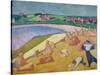 Harvest Time by the Sea, 1891-Emile Bernard-Stretched Canvas
