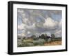 Harvest Time, (Oil on Cavas)-George Clausen-Framed Giclee Print