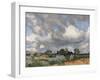 Harvest Time, (Oil on Cavas)-George Clausen-Framed Giclee Print