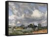 Harvest Time, (Oil on Cavas)-George Clausen-Framed Stretched Canvas