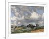 Harvest Time, (Oil on Cavas)-George Clausen-Framed Giclee Print