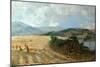 Harvest Time on the Conway River, C.1890-John William Buxton Knight-Mounted Giclee Print