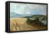 Harvest Time on the Conway River, C.1890-John William Buxton Knight-Framed Stretched Canvas