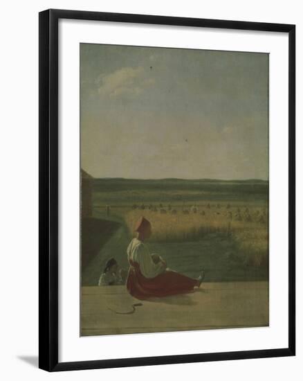 Harvest Time, Summer-Alexei Gavrilovich Venetsianov-Framed Giclee Print