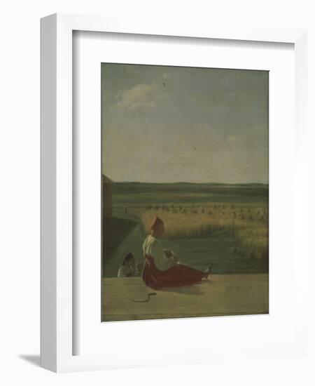 Harvest Time, Summer-Alexei Gavrilovich Venetsianov-Framed Giclee Print