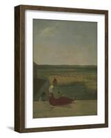 Harvest Time, Summer-Alexei Gavrilovich Venetsianov-Framed Giclee Print