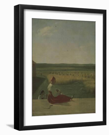 Harvest Time, Summer-Alexei Gavrilovich Venetsianov-Framed Giclee Print