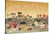 Harvest Village II Script-Laura Marshall-Stretched Canvas