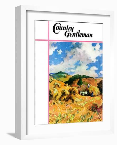 "Harvest Wheat," Country Gentleman Cover, September 1, 1940-null-Framed Giclee Print