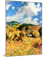 "Harvest Wheat,"September 1, 1940-null-Mounted Giclee Print