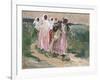 Harvest Women in Russia, 1928-Robert Sterl-Framed Giclee Print