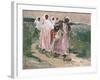 Harvest Women in Russia, 1928-Robert Sterl-Framed Giclee Print