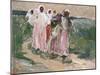 Harvest Women in Russia, 1928-Robert Sterl-Mounted Giclee Print