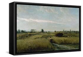 Harvest-Charles-Francois Daubigny-Framed Stretched Canvas