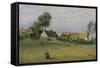 Harvest-Jean-Baptiste-Camille Corot-Framed Stretched Canvas