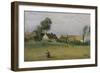 Harvest-Jean-Baptiste-Camille Corot-Framed Giclee Print