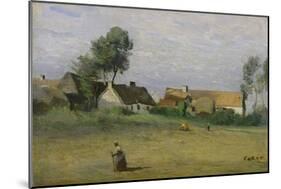 Harvest-Jean-Baptiste-Camille Corot-Mounted Giclee Print