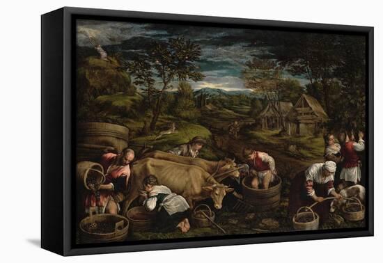 Harvest-Jacopo Bassano-Framed Stretched Canvas