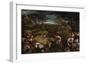 Harvest-Jacopo Bassano-Framed Giclee Print