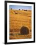 Harvested Fields of Hay-Jim Craigmyle-Framed Photographic Print