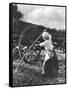 Harvester in Picardie, c.1900-Emile Frechon-Framed Stretched Canvas