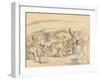 Harvesters, 1917 (W/C on Paper)-Jules Pascin-Framed Giclee Print