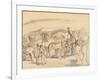 Harvesters, 1917 (W/C on Paper)-Jules Pascin-Framed Giclee Print