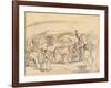 Harvesters, 1917 (W/C on Paper)-Jules Pascin-Framed Giclee Print