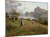 Harvesters by the Chiemsee, 1912-Joseph Wopfner-Mounted Giclee Print