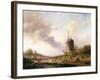 Harvesters in an Extensive Landscape, 1850-Frederik Marianus Kruseman-Framed Giclee Print