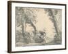 'Harvesters Surprised by the Storm', c1900, (1923)-Alphonse Legros-Framed Giclee Print