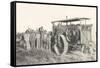 Harvesters with Reaper-null-Framed Stretched Canvas