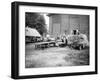 Harvesting Hay, Circa 1909-Asahel Curtis-Framed Giclee Print